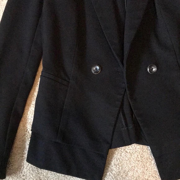 White House Black Market Black Blazer Sz 0 XS - Picture 3 of 5